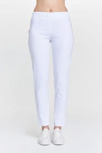 Pantaloni medicali da donna Premium fit BIANCO