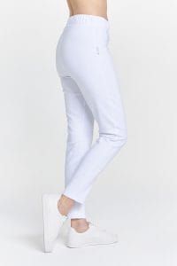 Pantaloni medicali da donna Premium fit BIANCO