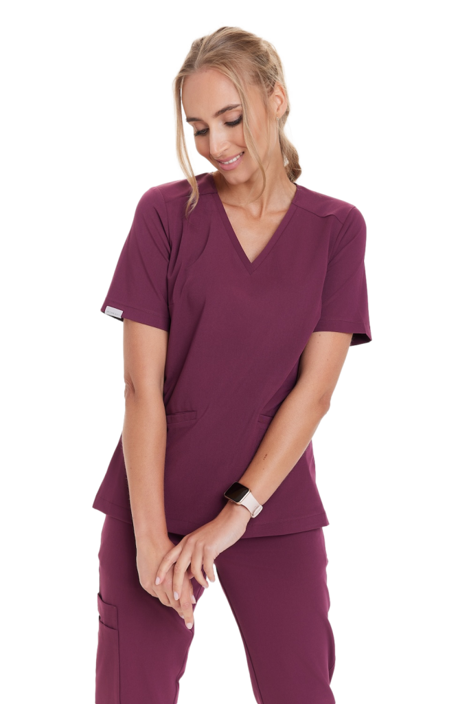 Bluzka medyczna damska SCRUBS Basic RUBIN