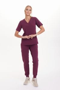 Bluzka medyczna damska SCRUBS Basic RUBIN