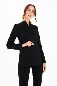 Women’s medical gown mini premium BLACK