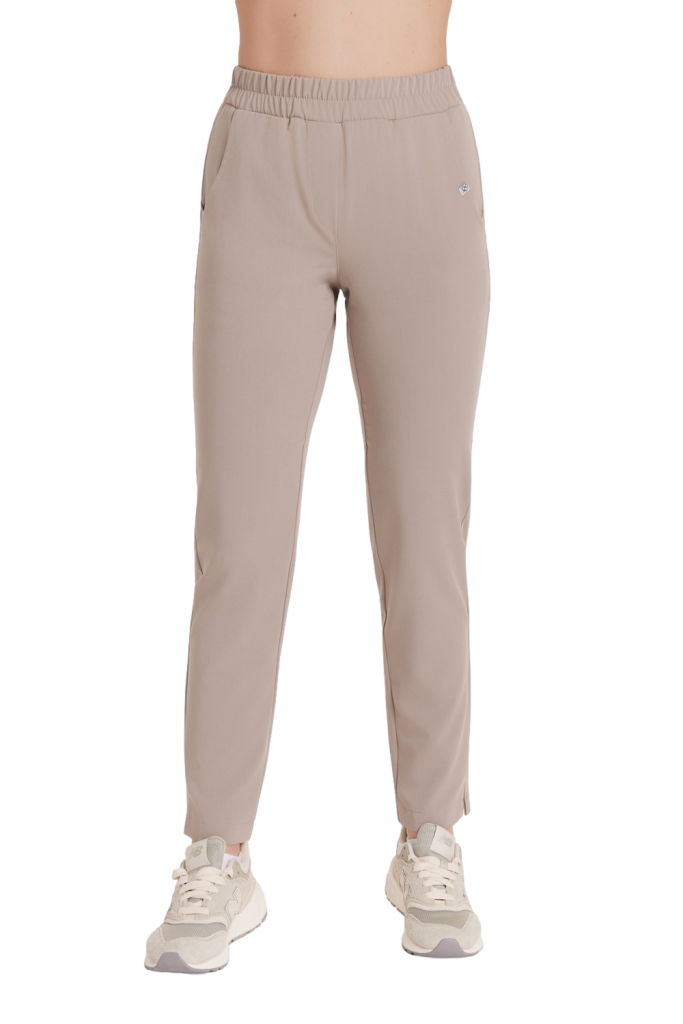 Spodnie medyczne damskie PROSTE scrubs Basic LATTE