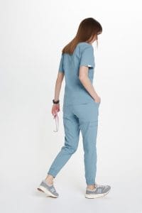 Dámské lékařské kalhoty jogger premium BLUE
