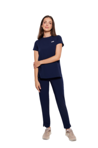Dámske lekárske nohavice PROSTE scrubs basic navy blue