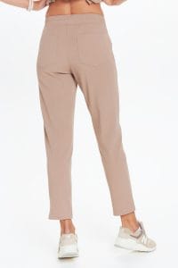 Dámské lékařské kalhoty PROSTE scrubs Basic CAPPUCCINO