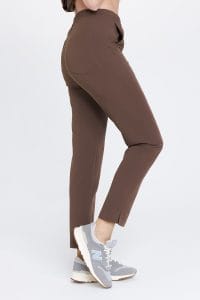 Spodnie medyczne damskie PROSTE scrubs Basic CHOCOLATE