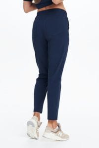 Pantaloni medici da donna DRITTI scrubs basic blu navy