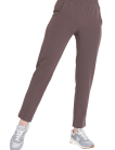 Spodnie medyczne damskie proste SCRUBS w kolorze CHOCOLATE. Kolekcja BASIC MED&BEATY medandbeauty
