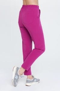 Dámske lekárske nohavice PROSTE scrubs Basic MAGENTA