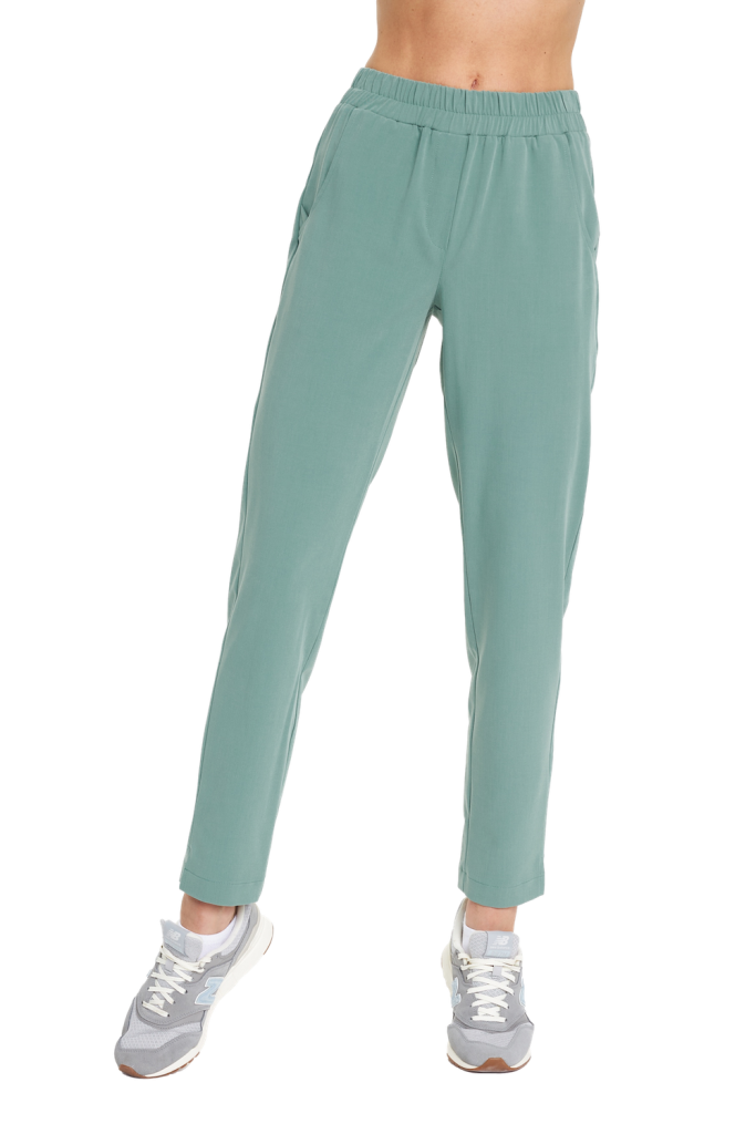 Medical straight SCRUB pants BASIC LIGHT SAGE