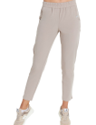 Women's medical straight pants SCRUBS from the BASIC collection in Latte color. MED&BEAUTY medical clothing medandbeauty