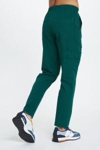 Pánske lekárske nohavice PROSTE scrubs Basic Bottle green