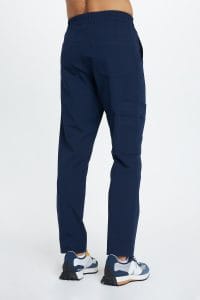 DRITTI Pantaloni medici da uomo scrubs basic blu navy