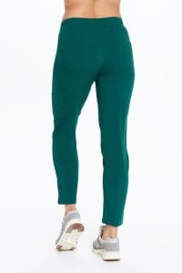 Spodnie medyczne damskie PROSTE scrubs Basic BUTELKOWA ZIELEŃ