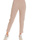 Women's medical straight pants in CAPPUCCINO color. Collection BASIC medical clothing MED&BEAUTY medandbeauty