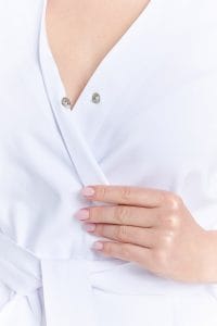 Tunica premium da donna in busta medicale BIANCO
