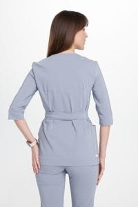 Tunica da donna con busta medica Grigio Premium