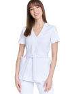 DRITTI Pantaloni medici da donna scrub premium BIANCO