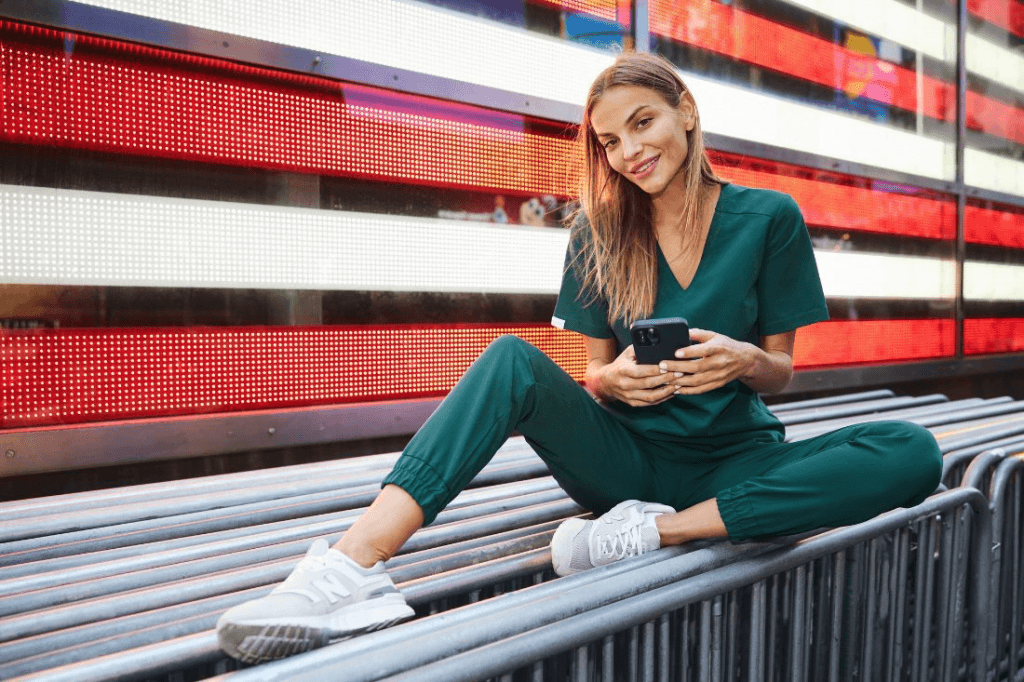 SCRUBSY medyczne basic w kolorze butelkowa zieleÅ