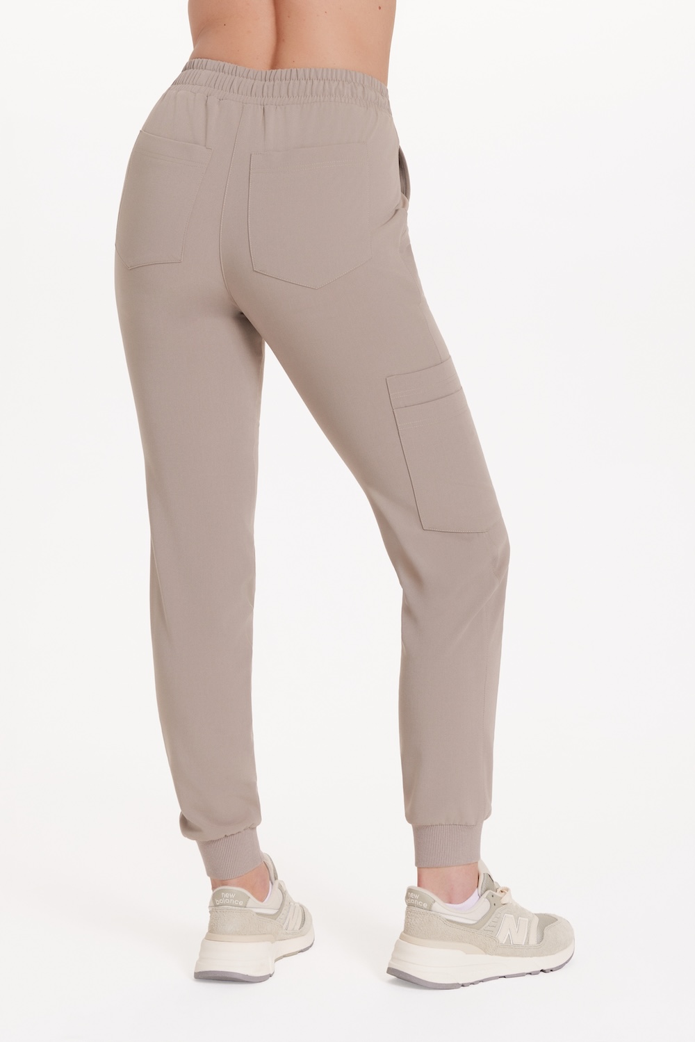 Pantaloni jogger medico donna scrubs Basic LATTE