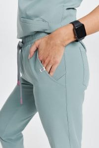 Women’s medical jogger pants SCRUBS Basic FROSTY PISTACHIO