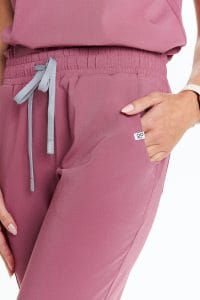 Dámske lekárske nohavice joggers Scrubs Basic DOLCE ROSA