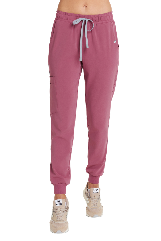 Spodnie medyczne damskie joggery scrubs Basic DOLCE ROSA