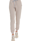 Spodnie medyczne damskie joggery SCRUBS w kolorze latte. Kolekcja Basic odzież medyczna MED&BEAUTY