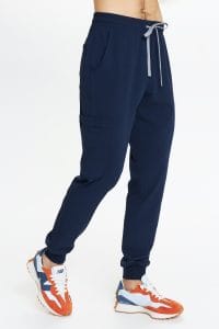 Men’s medical pants joggers scrubs basic NAVY BLUE