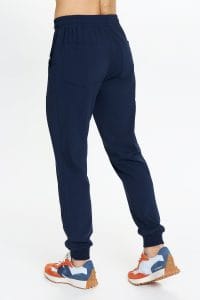 Men’s medical pants joggers scrubs basic NAVY BLUE