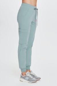 Women’s medical jogger pants SCRUBS Basic FROSTY PISTACHIO