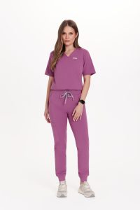 Camicetta da medico da donna SCRUBS Basic One Pocket PURPLE