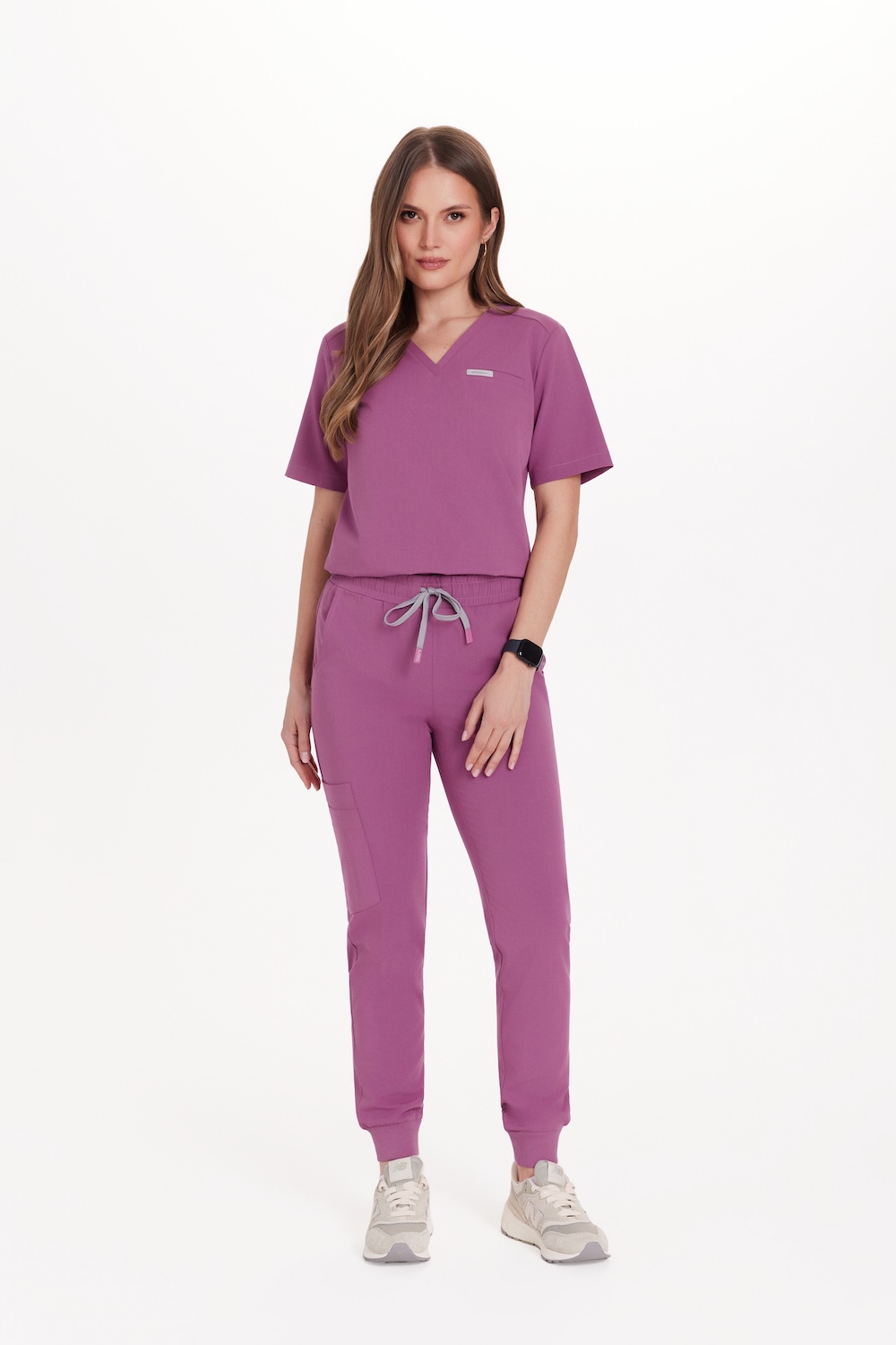 Women’s medical jogger pants SCRUBS Basic PURPLE