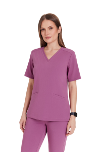 Bluzka medyczna damska SCRUBS Basic PURPLE