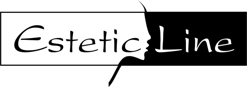Logo Estetic Line symbolizujące profesjonalną odzież medyczną i kosmetyczną.