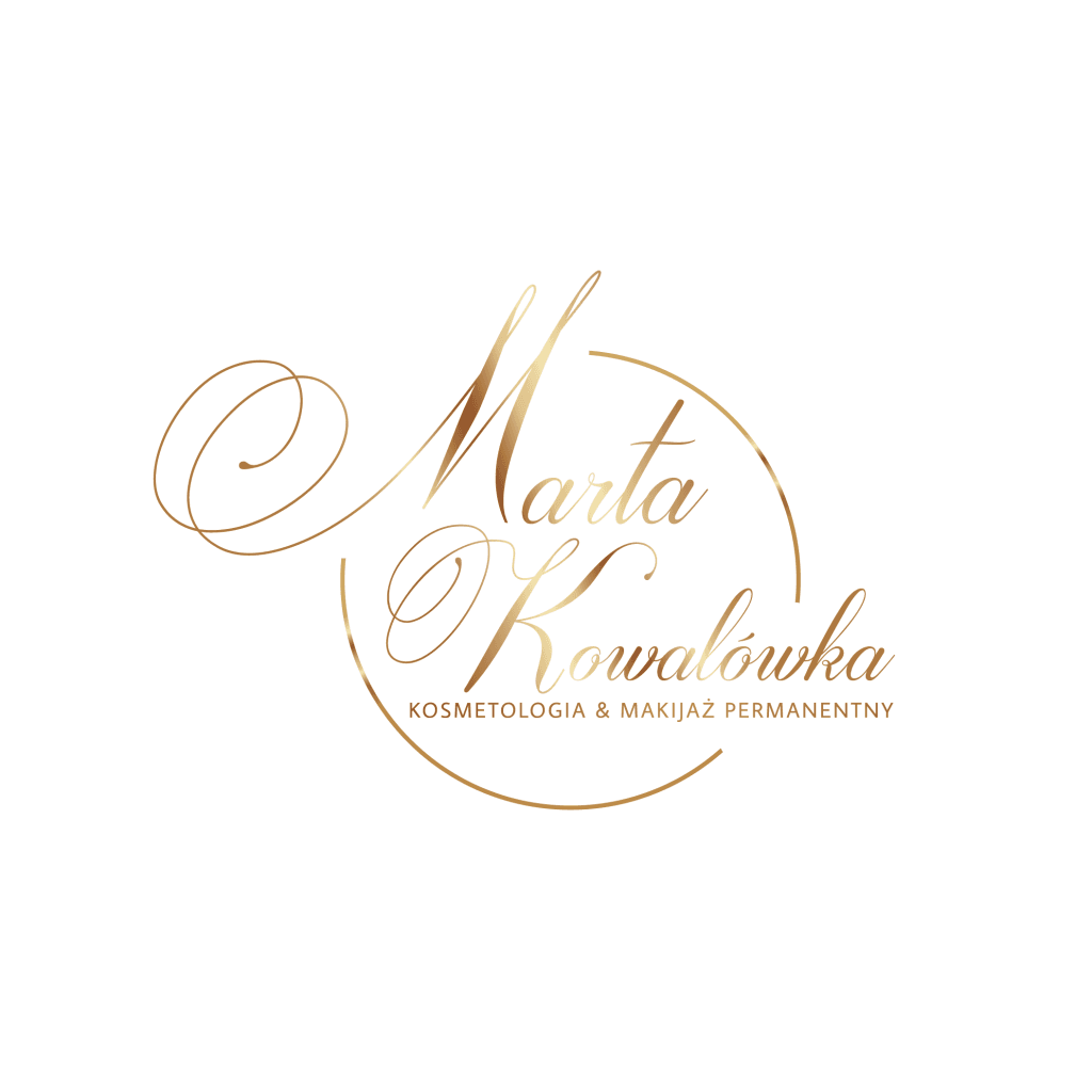 Logo Marty Kowalówki specjalizującej się w kosmetologii i makijażu permanentnym