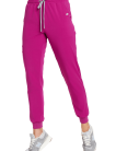 Spodnie medyczne damskie PROSTE scrubs Basic MAGENTA