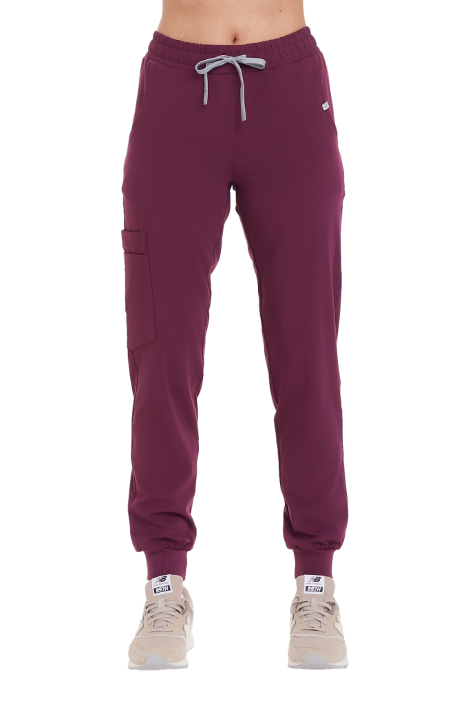 Spodnie medyczne damskie joggery SCRUBS Basic RUBIN