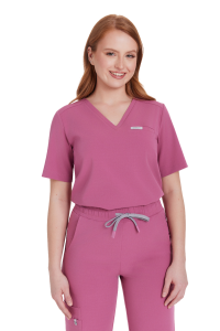 Dámská lékařská halenka SCRUBS Basic One Pocket MALINA