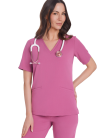 Pantaloni medici da donna DRITTI SCRUBS Basic MALINA