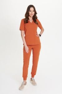 Camicetta medica da donna SCRUBS Basic FIRE FOX
