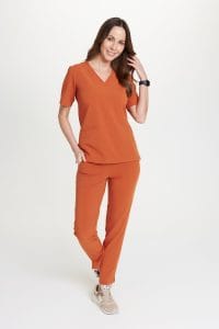 Camicetta medica da donna SCRUBS Basic FIRE FOX