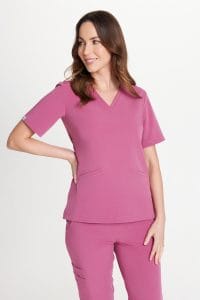 Camicetta medica da donna SCRUBS Basic Raspberry
