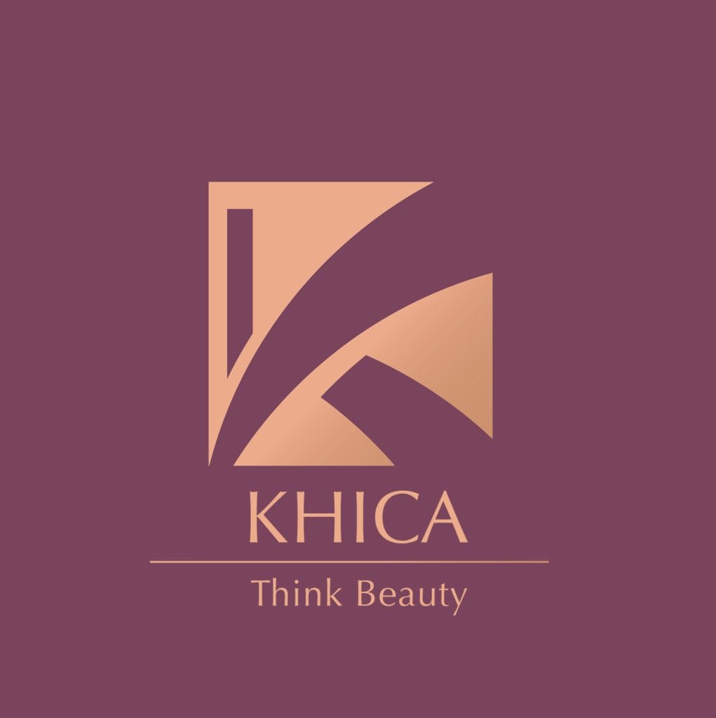 Logo marki KHICA z napisem Think Beauty