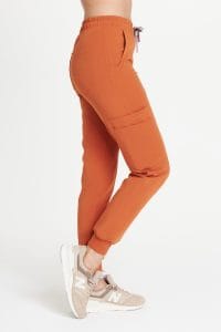Pantaloni jogger medicali da donna SCRUBS Basic FIRE FOX