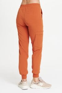 Pantaloni jogger medicali da donna SCRUBS Basic FIRE FOX