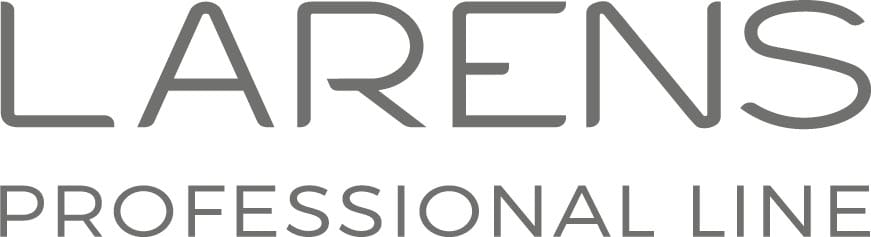 Logo marki Larens specjalizującej się w profesjonalnej odzieży medycznej