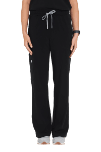 Dámské lékařské kalhoty WIDE scrubs Basic BLACK