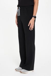Dámské lékařské kalhoty WIDE scrubs Basic BLACK
