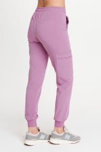 Spodnie medyczne damskie joggery SCRUBS Basic VELVET PINK